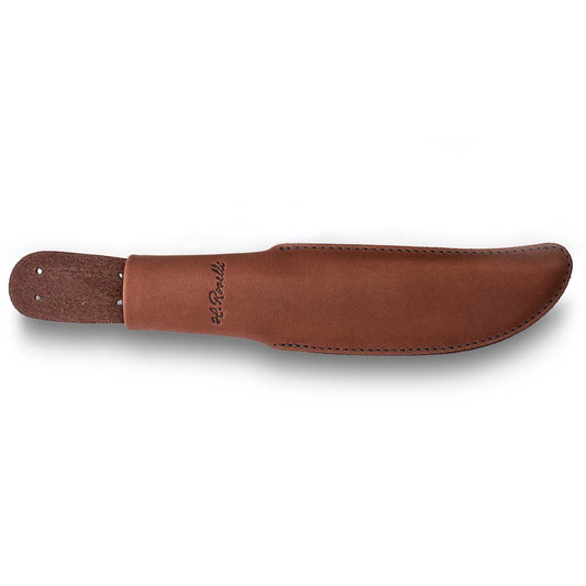 Sheath, dark tanned leather, different models