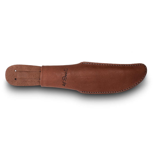 Sheath, dark tanned leather, different models