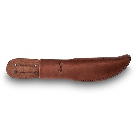 Sheath, dark tanned leather, different models
